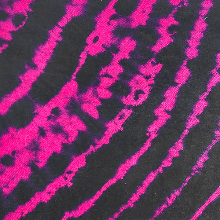 Bajra Scarf in Black and Magenta - Discounts on Bajra at UAL