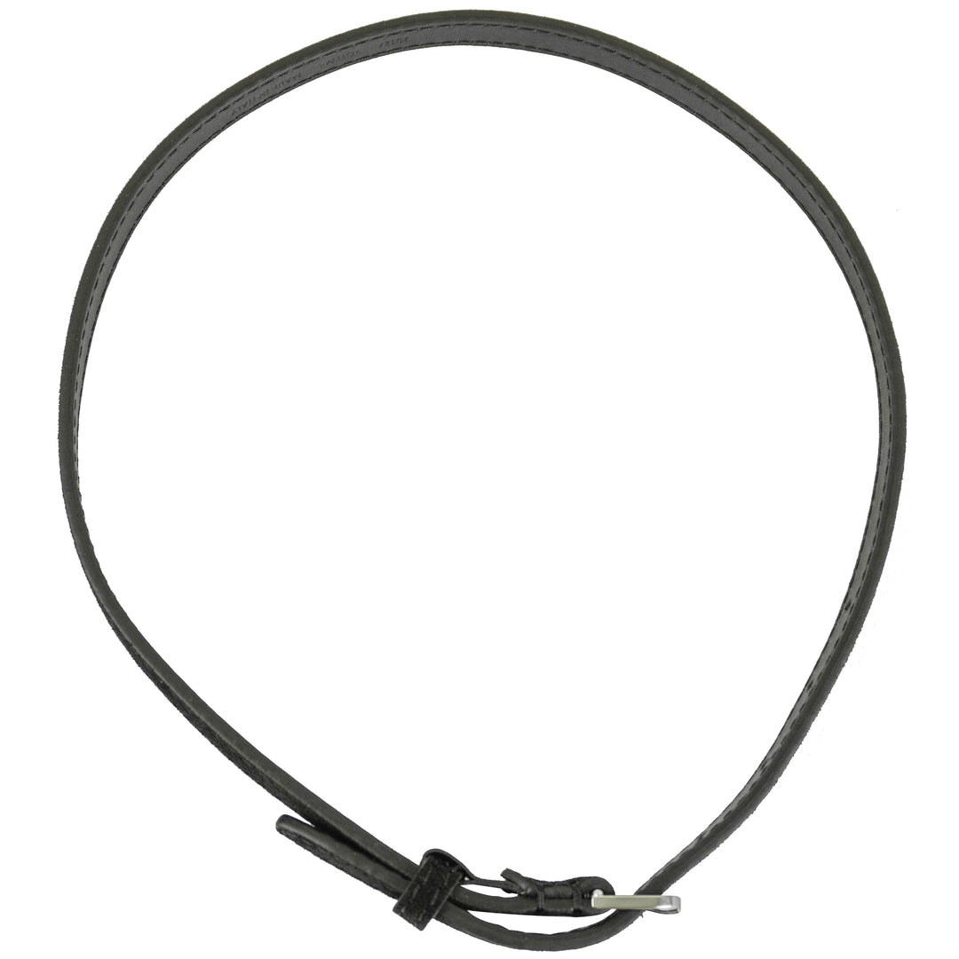 Toteme Skinny Trouser Belt in Suede Espresso