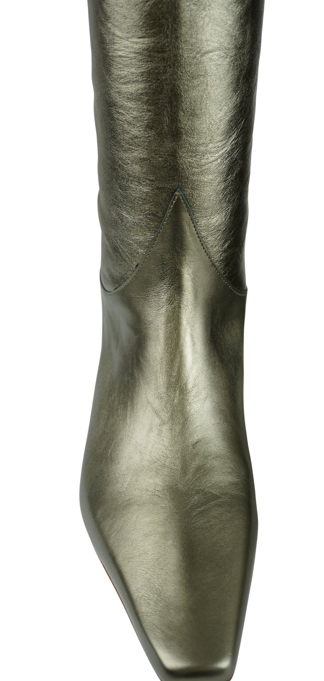 Staud Western Wally Boots in Aged Bronze
