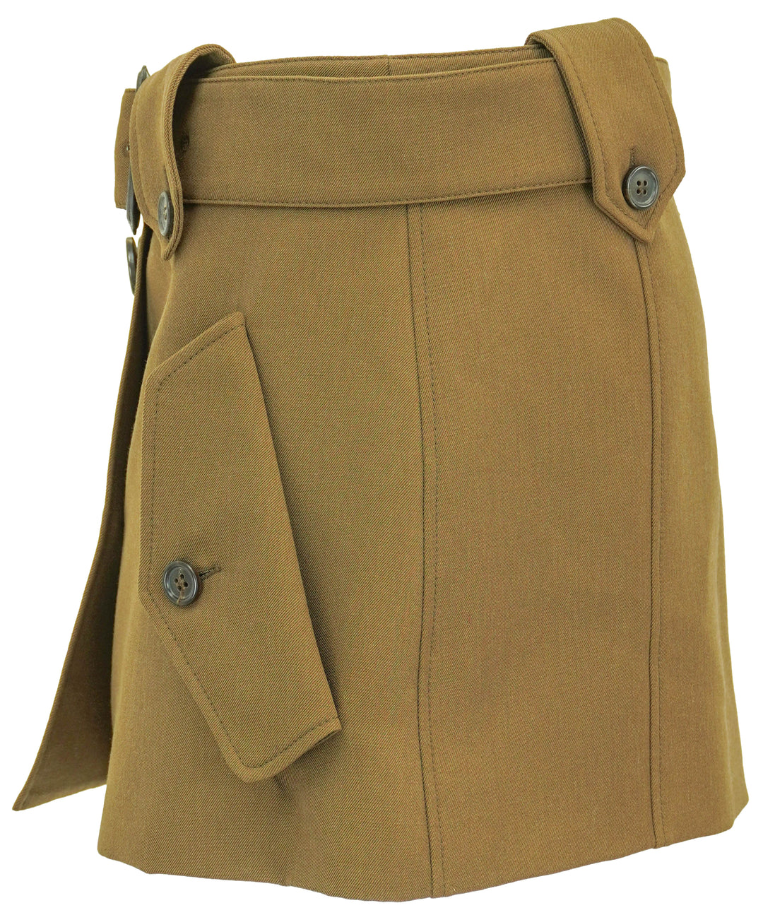 Miu Miu Cargo Mini Skirt in Khaki