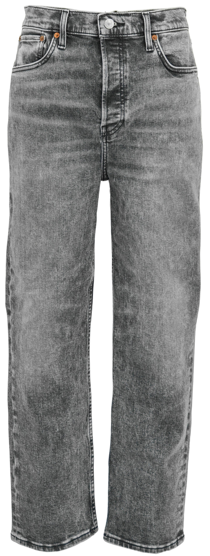 Re/Done 70's Stovepipe Jeans in Silver Fade