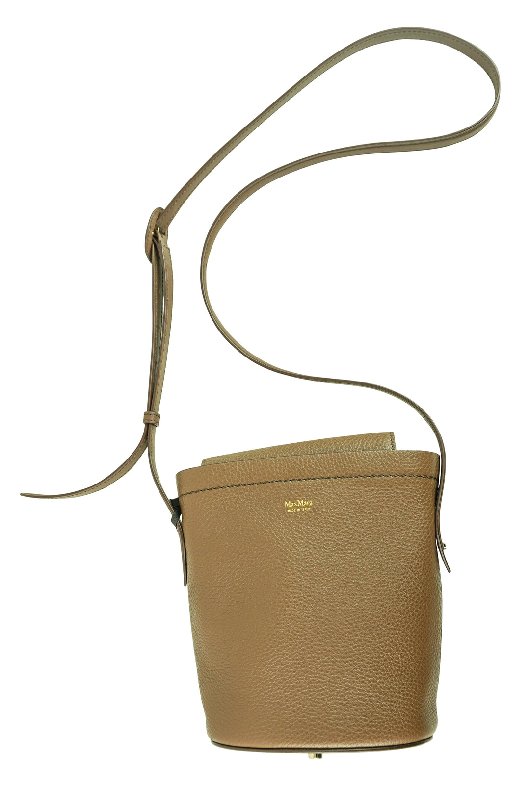 Max Mara Dearb Bucket Bag in Brown