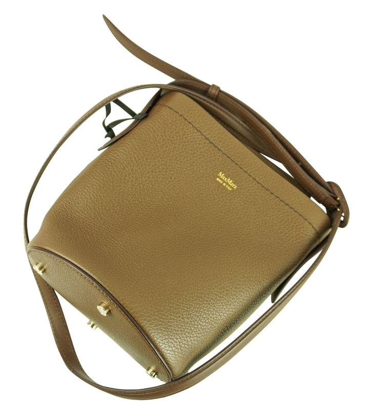 Max Mara Dearb Bucket Bag in Brown