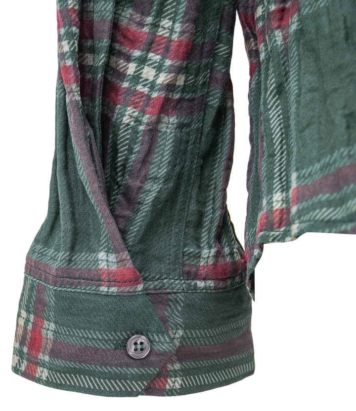 R13 Relaxed Workshirt in Marsh Green