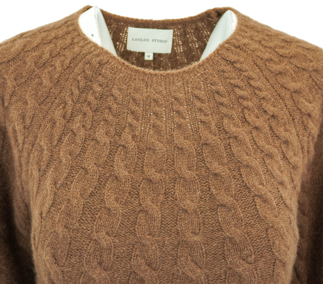 LouLou Studio Amal Sweater in Brown