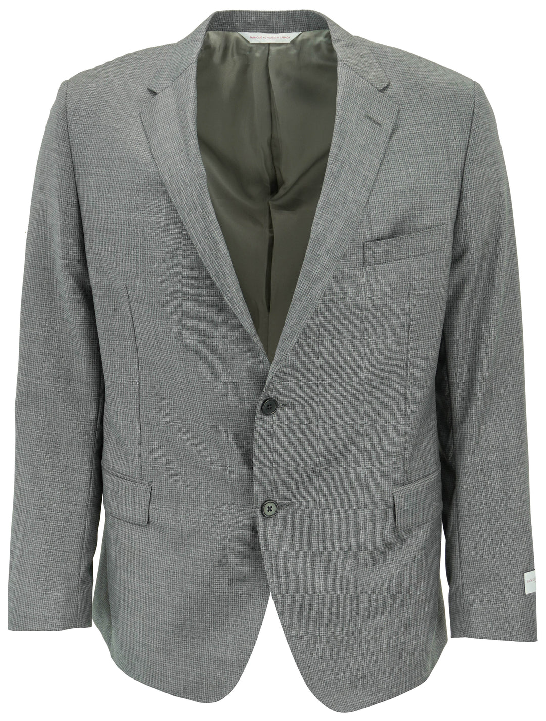 Samuelsohn Wool Suit Jacket in Grey - Discounts on Samuelsohn at UAL