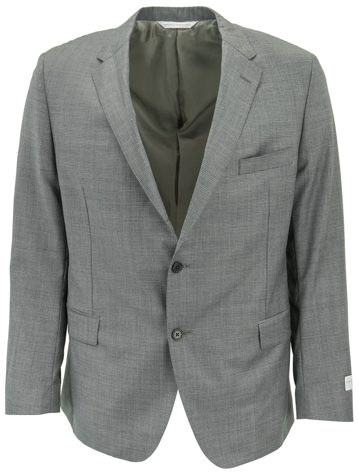Samuelsohn Wool Suit Jacket in Grey - Discounts on Samuelsohn at UAL