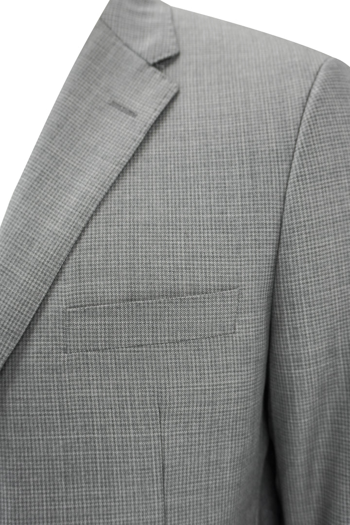 Samuelsohn Wool Suit Jacket in Grey - Discounts on Samuelsohn at UAL