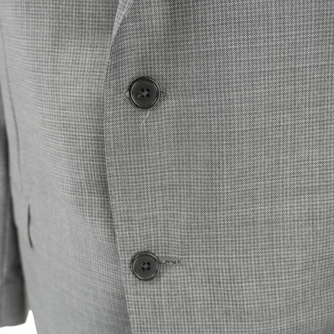 Samuelsohn Wool Suit Jacket in Grey - Discounts on Samuelsohn at UAL