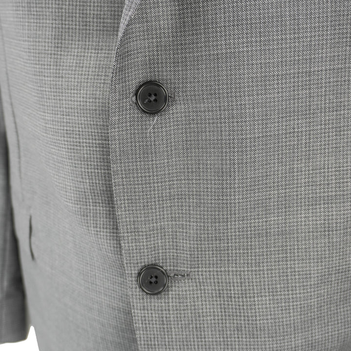 Samuelsohn Wool Suit Jacket in Grey - Discounts on Samuelsohn at UAL