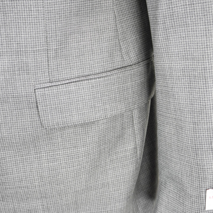Samuelsohn Wool Suit Jacket in Grey - Discounts on Samuelsohn at UAL