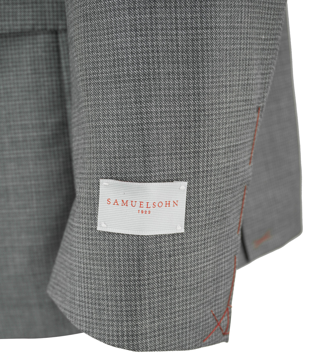 Samuelsohn Wool Suit Jacket in Grey - Discounts on Samuelsohn at UAL