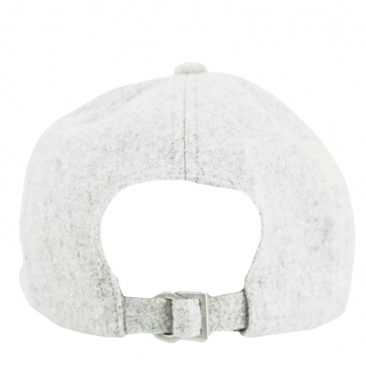 Jacquemus La Casquette Wool Baseball Hat in Light Grey - Discounts on Jacquemus at UAL