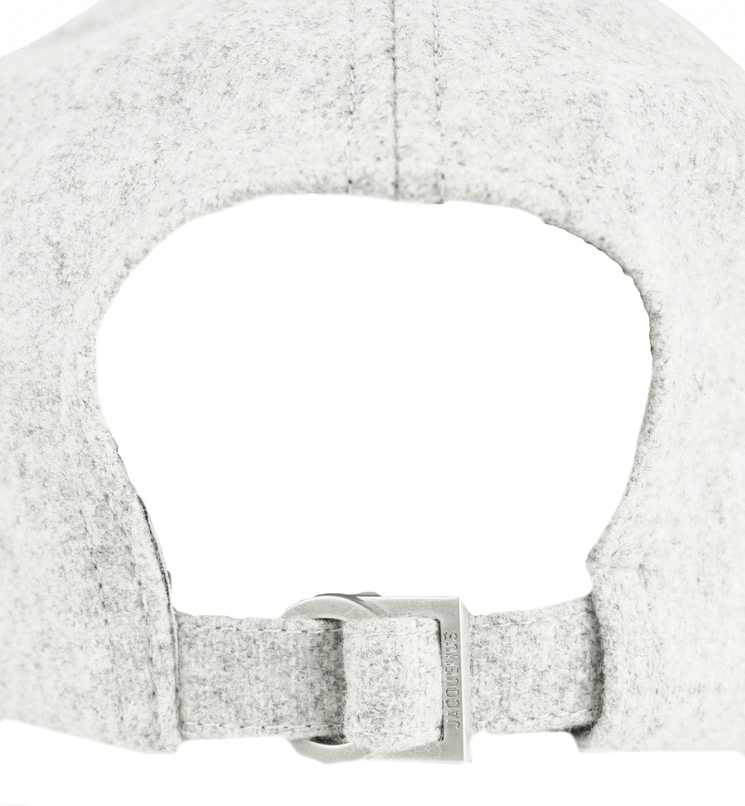 Jacquemus La Casquette Wool Baseball Hat in Light Grey - Discounts on Jacquemus at UAL