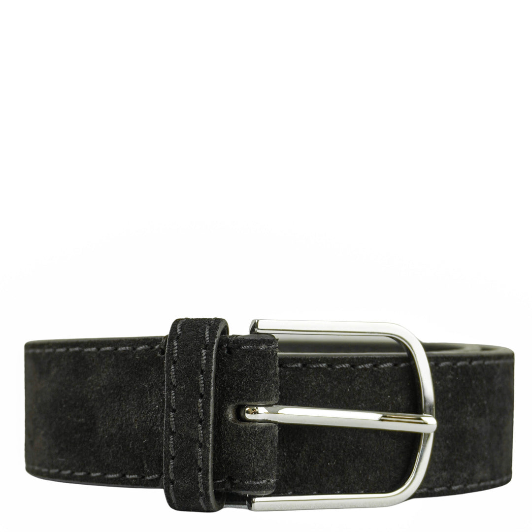 Toteme Wide Trouser Belt in Suede Espresso - Discounts on Toteme at UAL