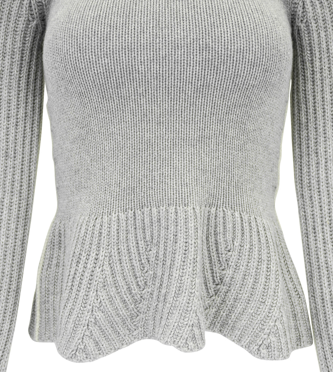 Maria McManus Peplum Sweater in Grey