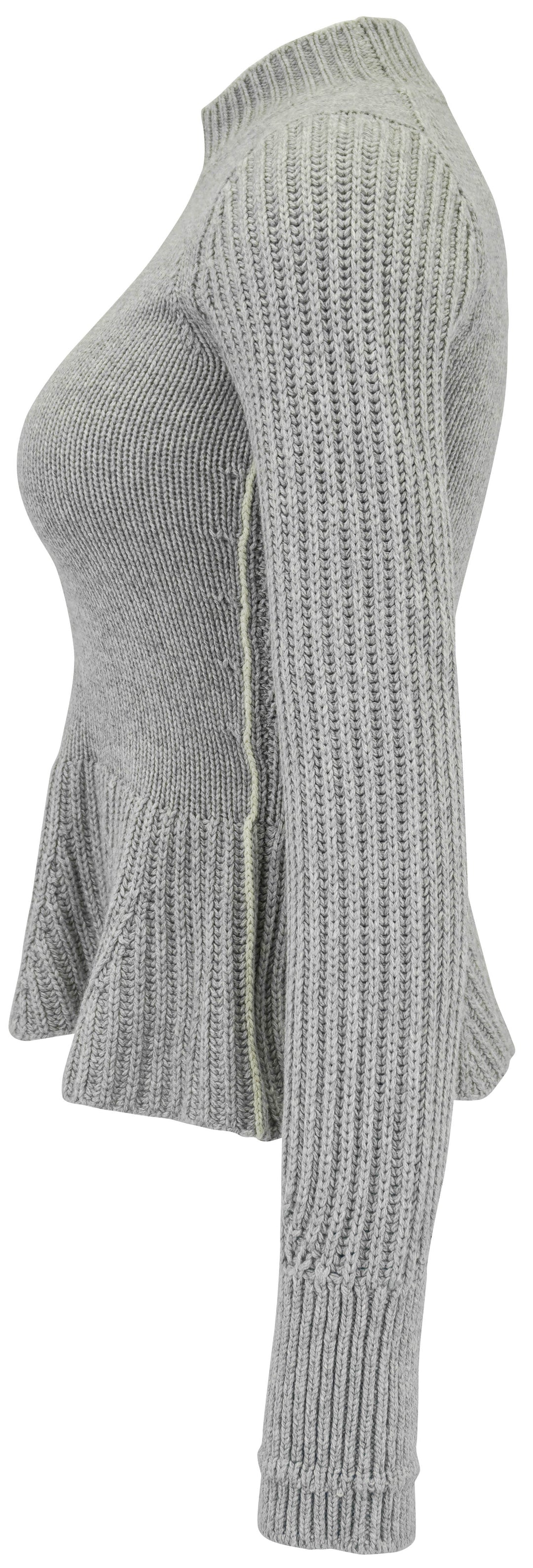 Maria McManus Peplum Sweater in Grey
