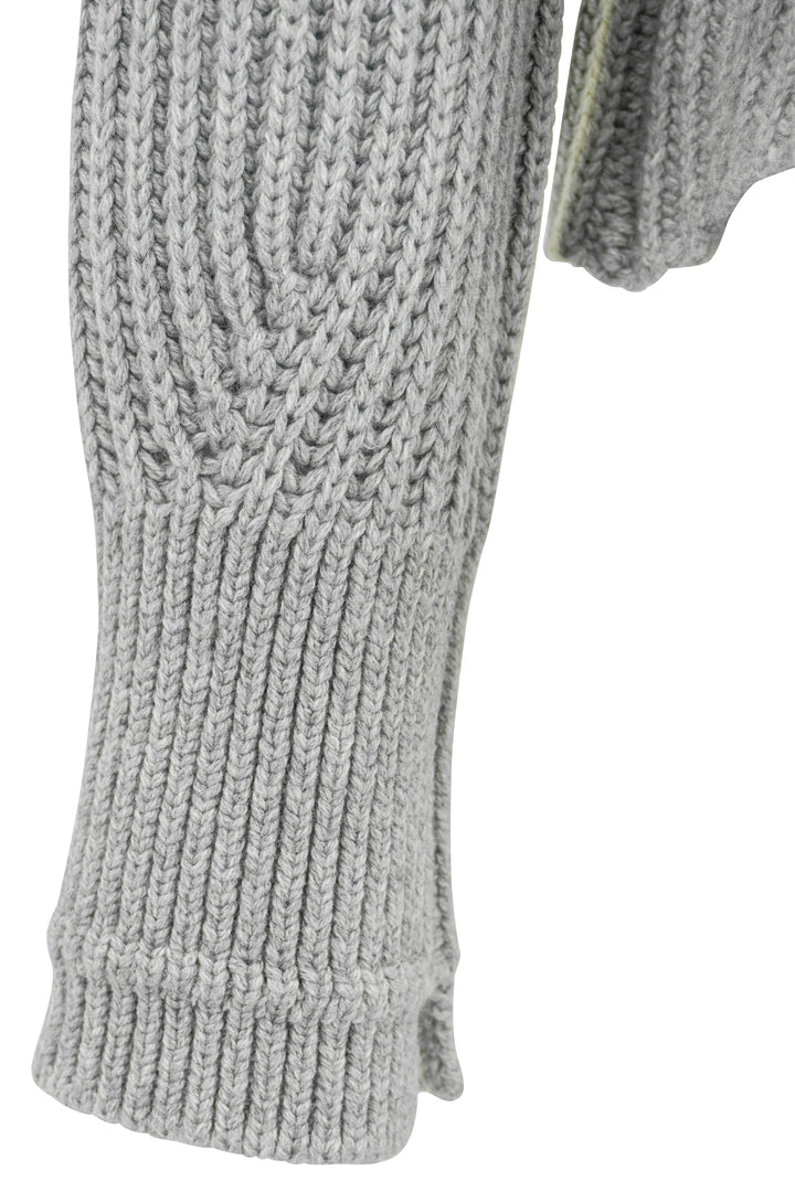 Maria McManus Peplum Sweater in Grey