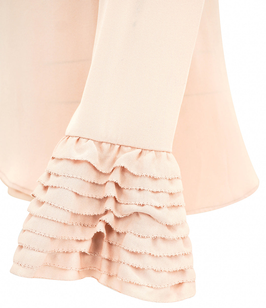 Valentino Georgette Rose Blouse in Rose Mist