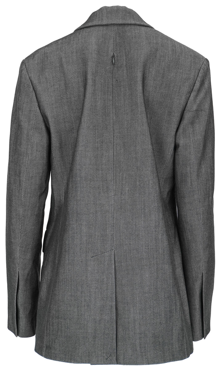 Proenza Schouler Single Breasted Blazer in Grey