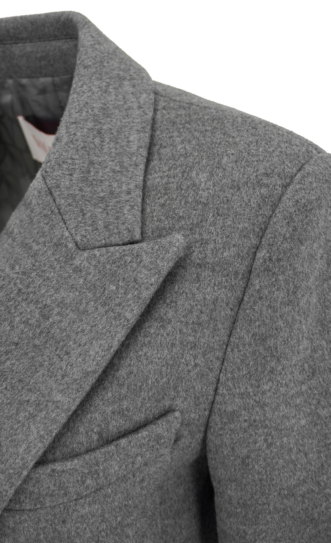 Valentino Bow Detail Coat in Grey