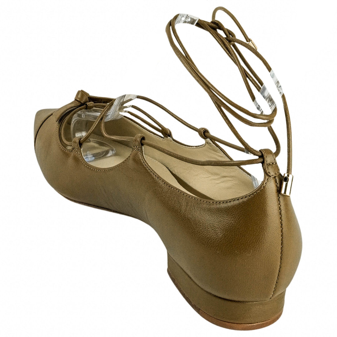 Alexandre Birman Clarita Flat in Brown - Discounts on Alexandre Birman at UAL