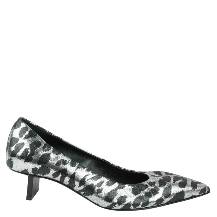 Pierre Hardy Leopard Heels in Black and Silver - Discounts on Pierre Hardy at UAL