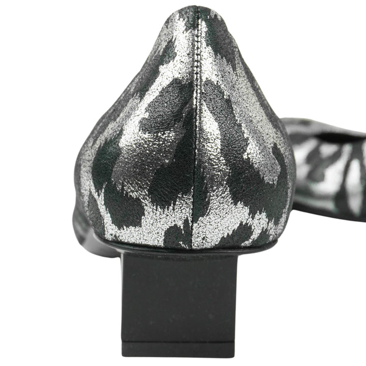 Pierre Hardy Leopard Heels in Black and Silver - Discounts on Pierre Hardy at UAL
