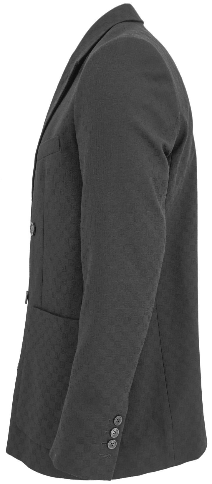 Balmain Logo Printed Blazer in Black - Discounts on Balmain at UAL