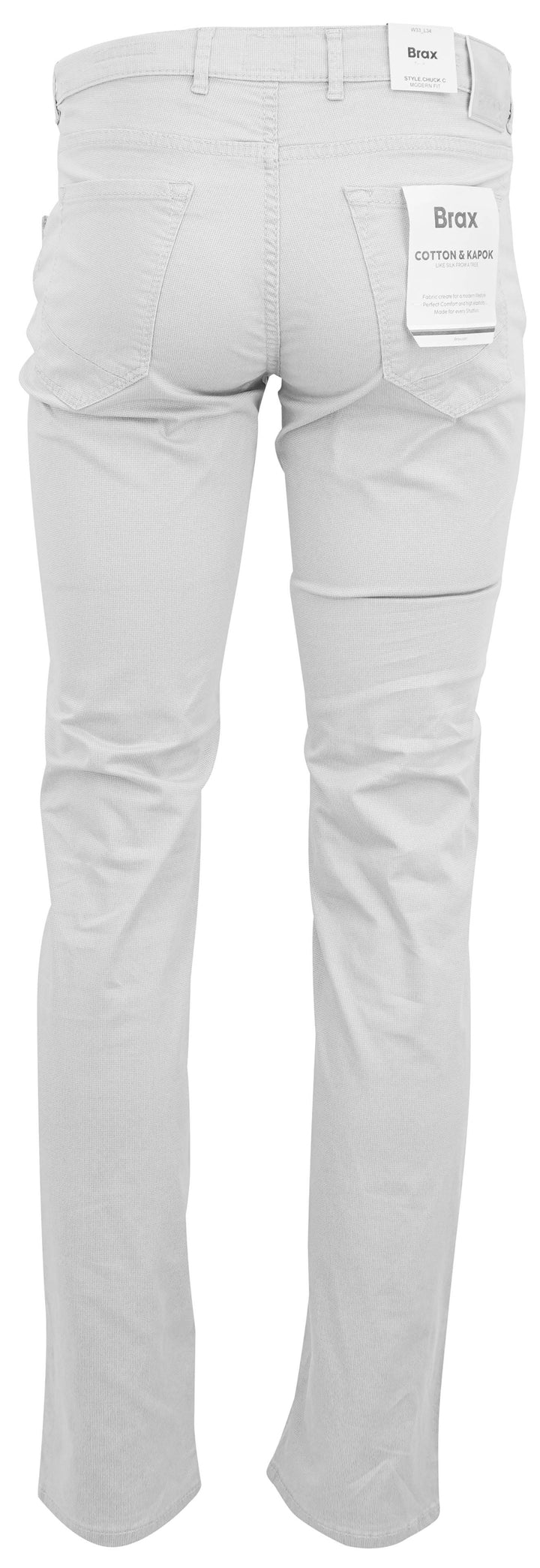 Brax Chuck Pants in Light Grey - Discounts on Brax at UAL