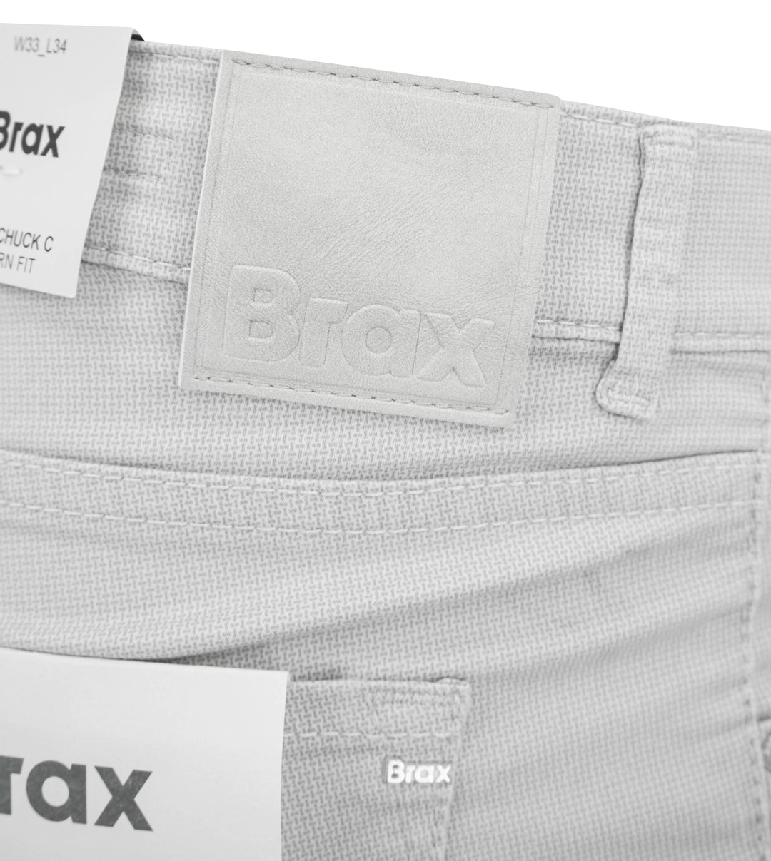 Brax Chuck Pants in Light Grey - Discounts on Brax at UAL