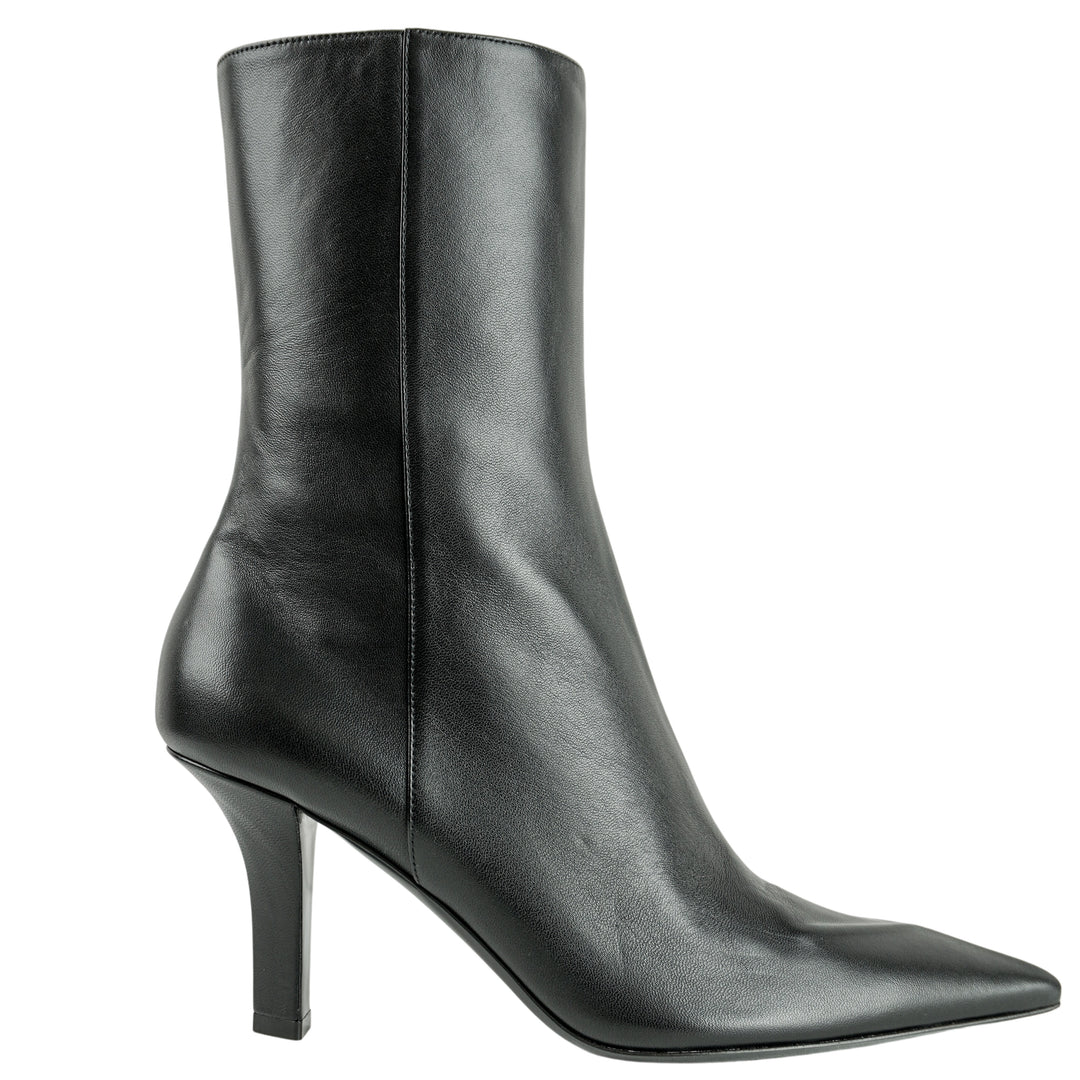 Amina Muaddi Christine Bootie in Black - Discounts on Amina Muaddi at UAL