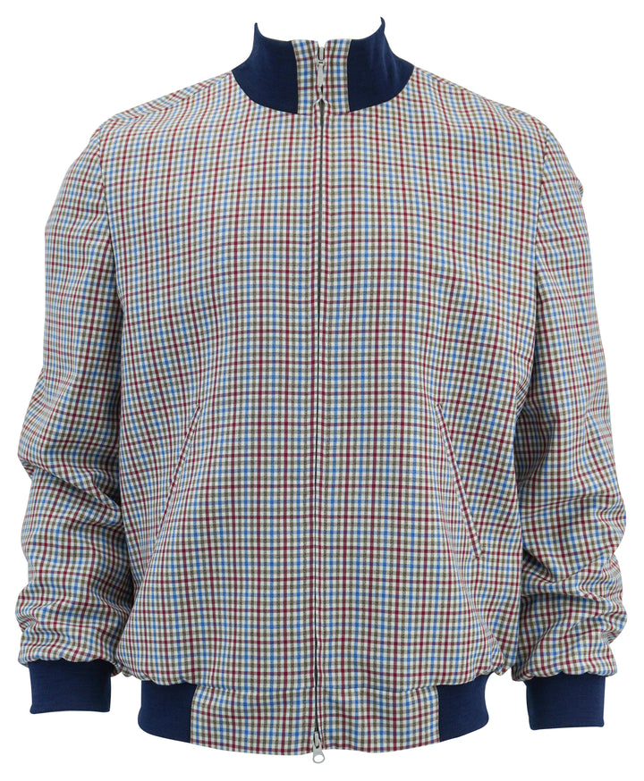Bullock & Jones Plaid Bomber Jacket in Multi - Discounts on Bullock & Jones at UAL