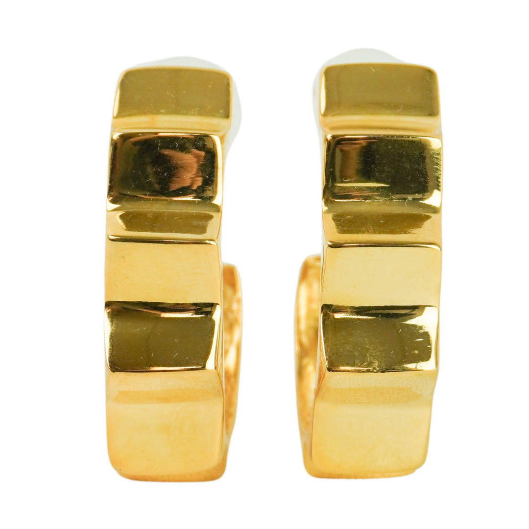 Kenneth Jay Lane Chunky Hoops in Gold