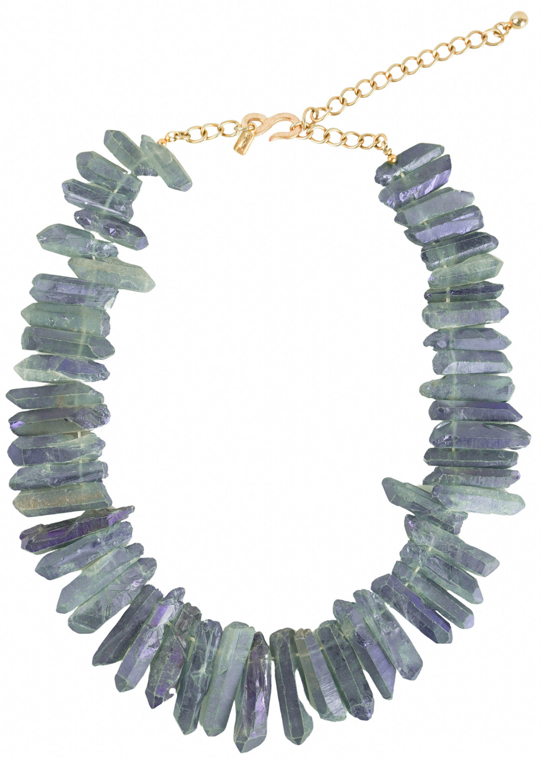 Kenneth Jay Lane Chunky Stone Necklace in Slate