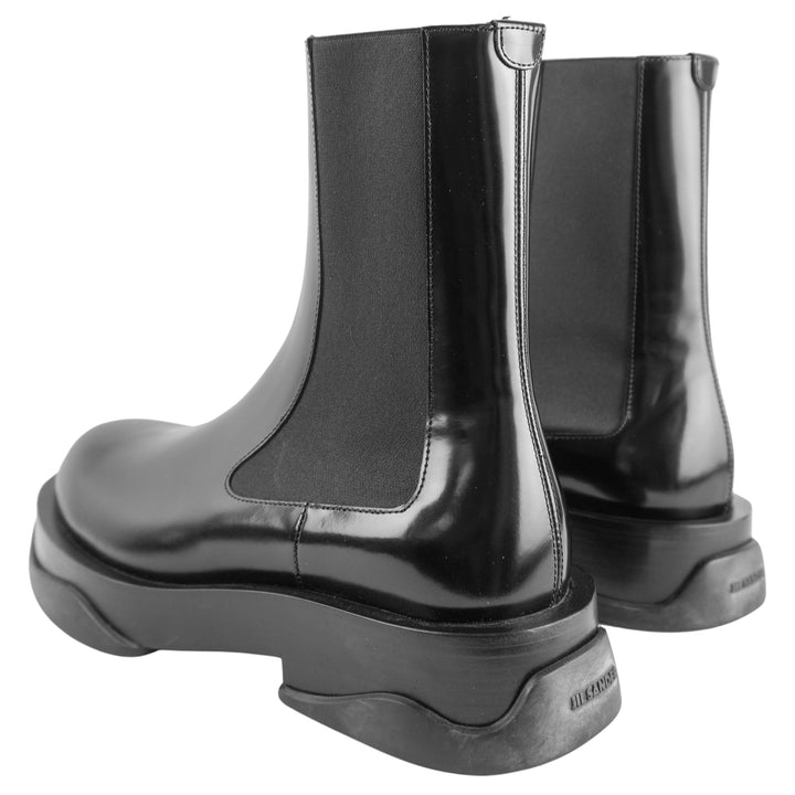 Jil Sander Chelsea Boots in Black