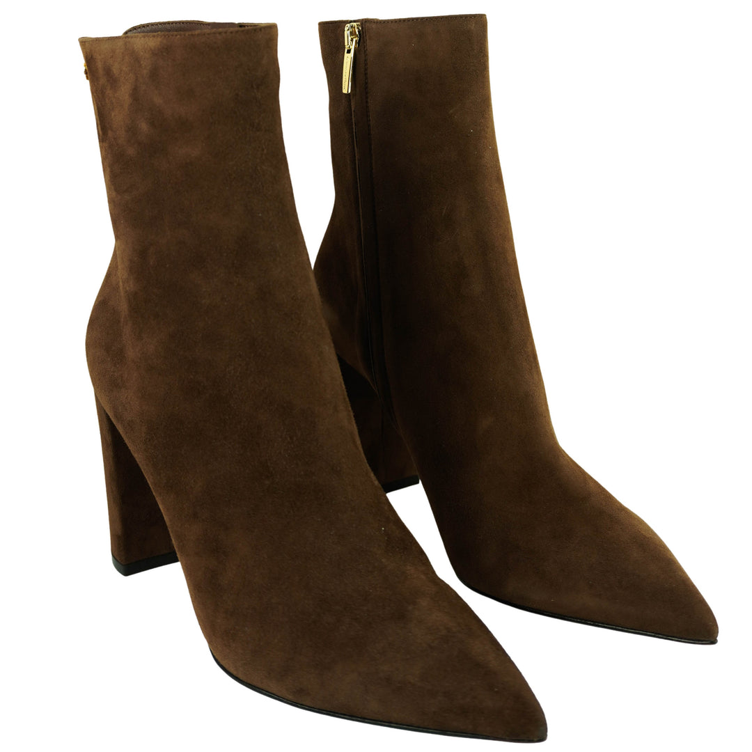 Gianvito Rossi Lyell Suede Boots in Brown