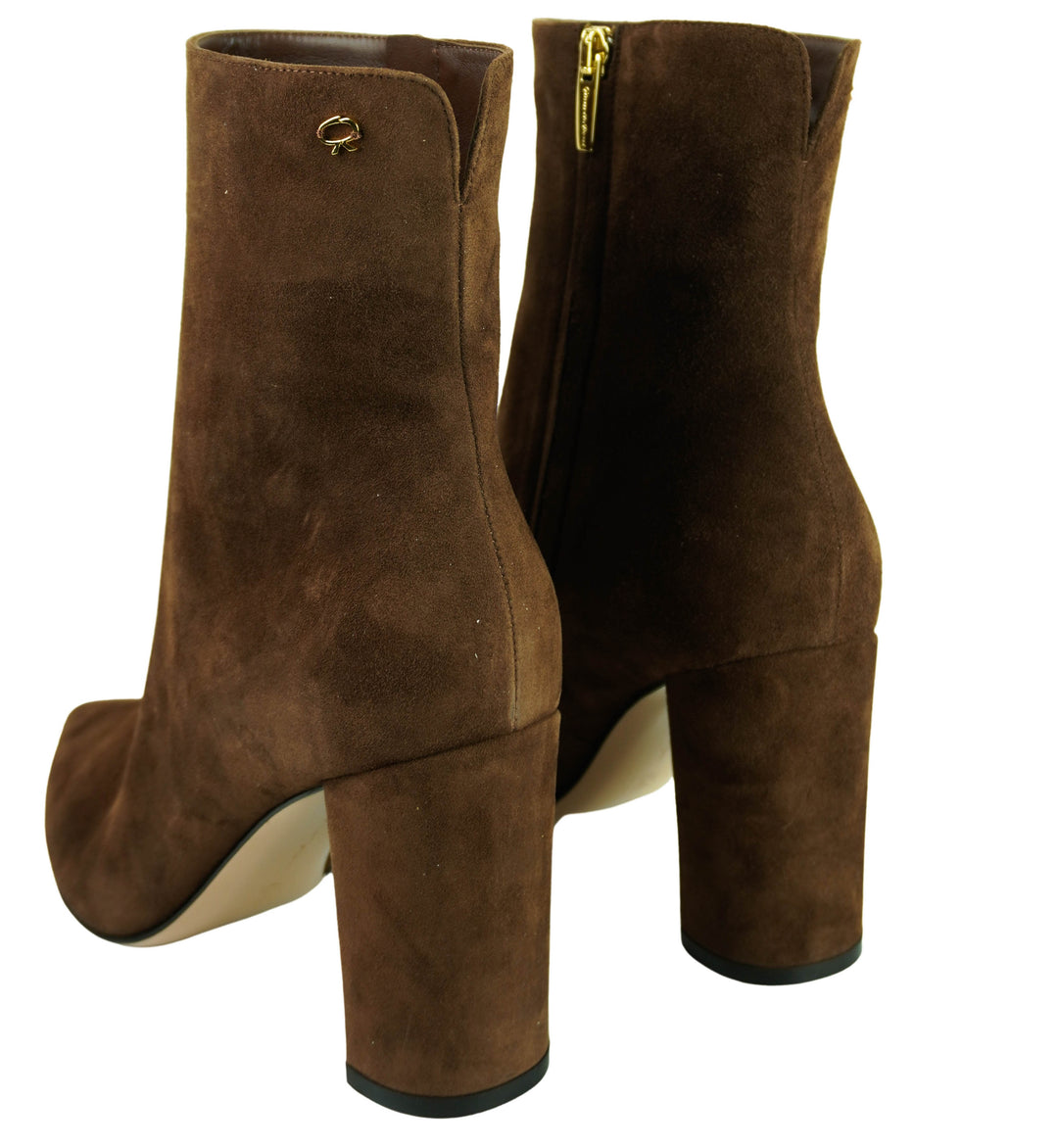 Gianvito Rossi Lyell Suede Boots in Brown