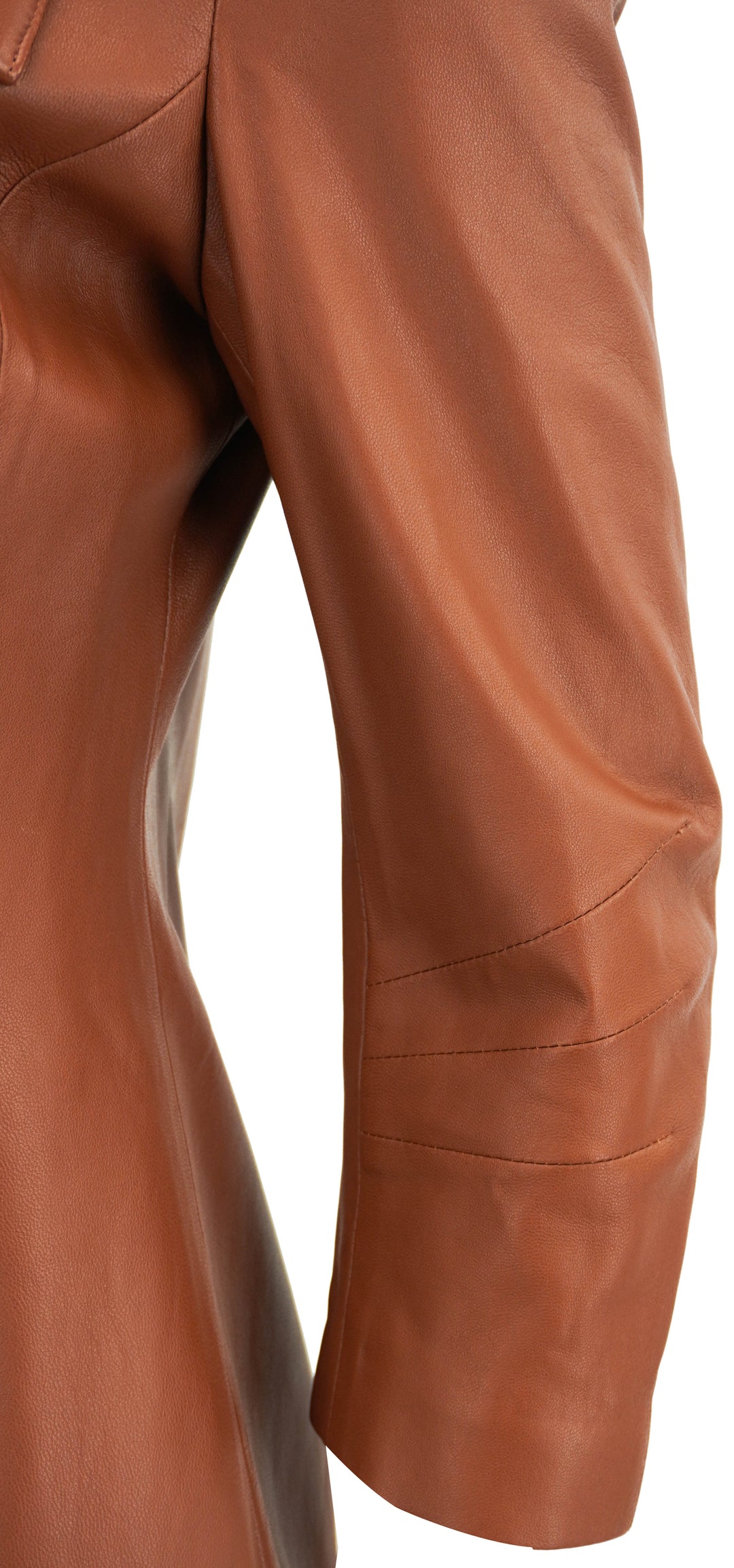 Zeynep Arcay Leather Blazer in Brown