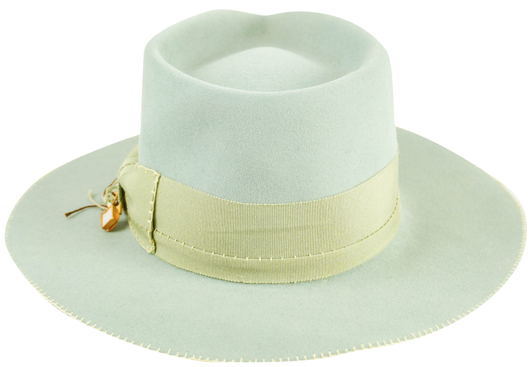Nick Fouquet Signature Hat in Light Blue/Green