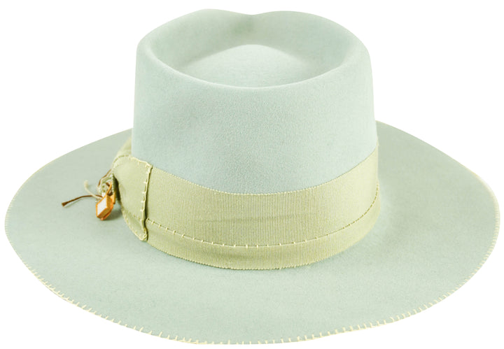 Nick Fouquet Signature Hat in Light Blue/Green