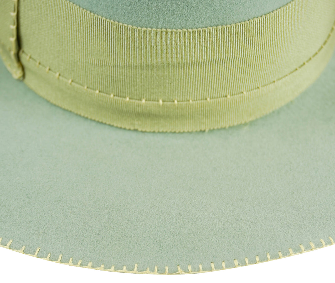 Nick Fouquet Signature Hat in Light Blue/Green