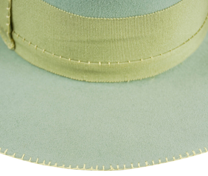 Nick Fouquet Signature Hat in Light Blue/Green