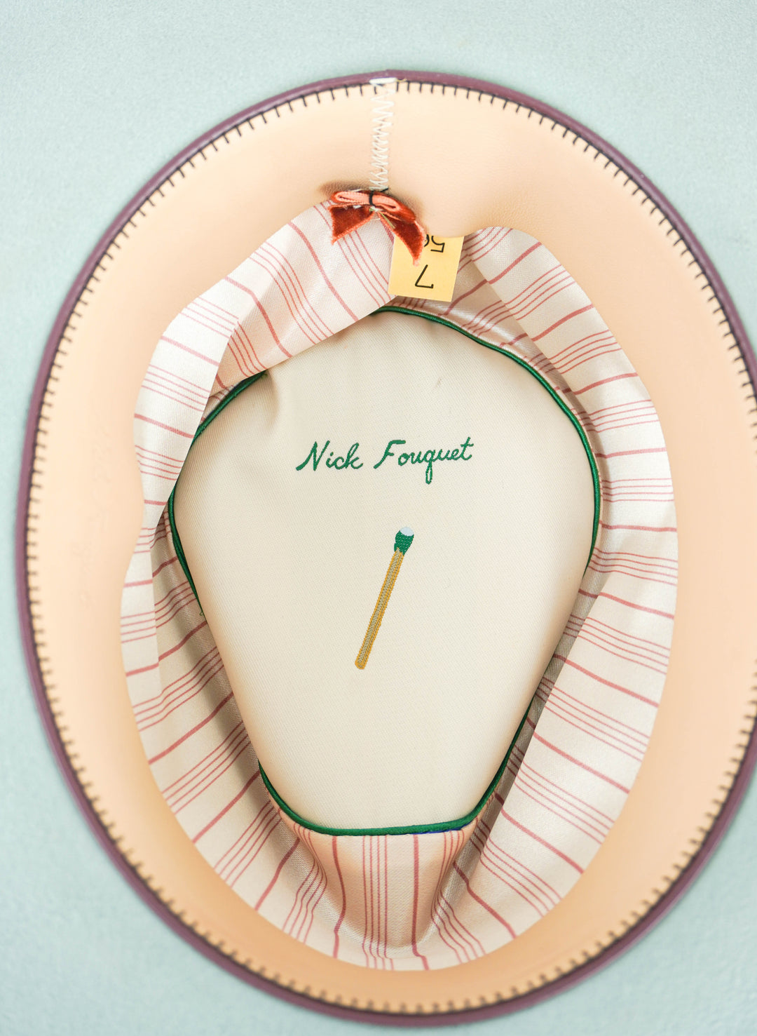 Nick Fouquet Signature Hat in Light Blue/Green
