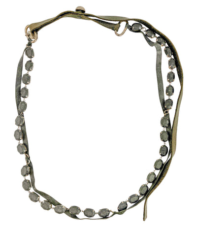 Goti Matte Bead and Leather Necklace - Discounts on Goti at UAL