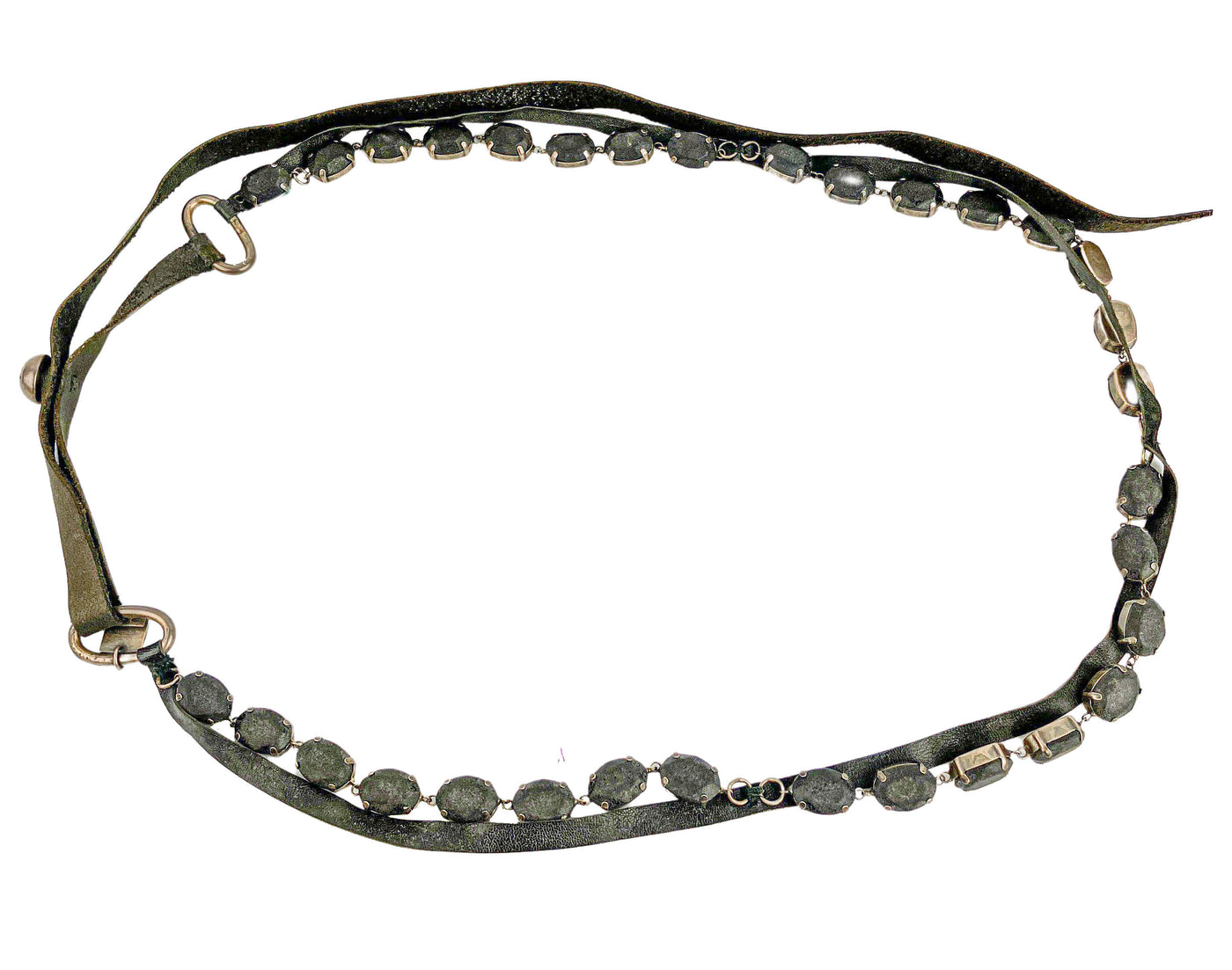 Goti Matte Bead and Leather Necklace - Discounts on Goti at UAL