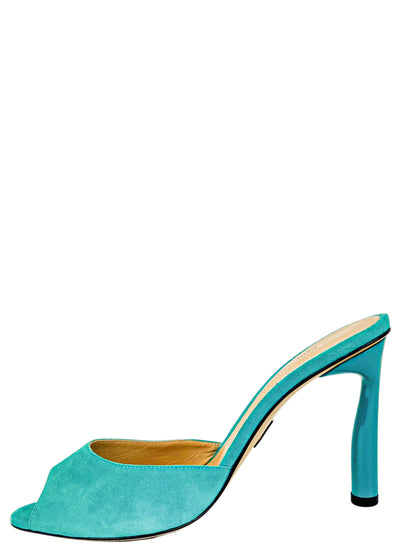 Paul Andrew Mules in Bright Teal - Discounts on Paul Andrew at UAL