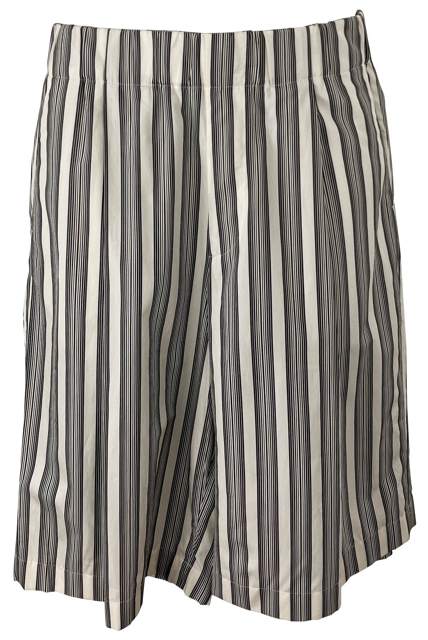 Dries Van Noten Pilburn Striped Shorts in Black/White - Discounts on Dries Van Noten at UAL