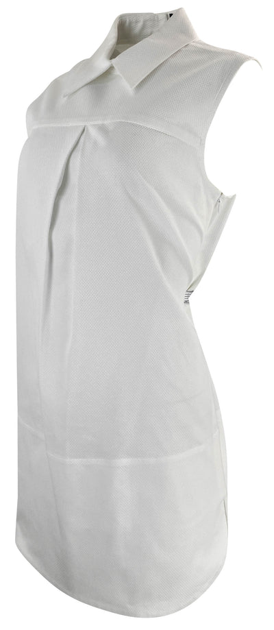 Brandon Maxwell Fran Shirtdress in White - Discounts on Brandon Maxwell at UAL