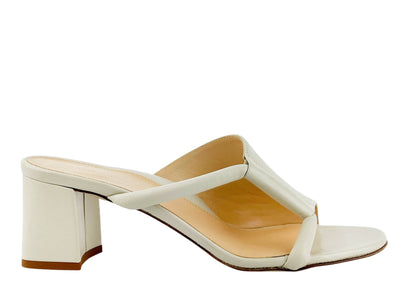 Marion Parke Genna Sandals in Cream - Discounts on Marion Parke at UAL